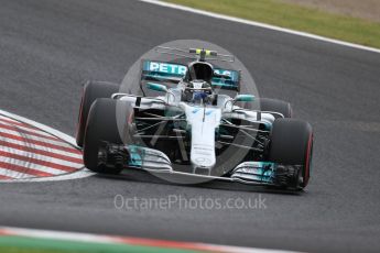 World © Octane Photographic Ltd. Formula 1 - Japanese Grand Prix - Friday - Practice 1. Valtteri Bottas - Mercedes AMG Petronas F1 W08 EQ Energy+. Suzuka Circuit, Suzuka, Japan. Friday 6th October 2017. Digital Ref:1972LB1D7751