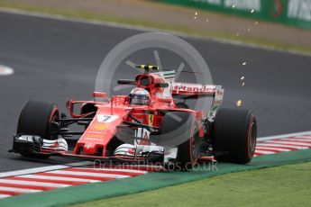 World © Octane Photographic Ltd. Formula 1 - Japanese Grand Prix - Friday - Practice 1. Kimi Raikkonen - Scuderia Ferrari SF70H. Suzuka Circuit, Suzuka, Japan. Friday 6th October 2017. Digital Ref:1972LB1D7777