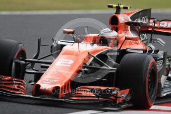 World © Octane Photographic Ltd. Formula 1 - Japanese Grand Prix - Friday - Practice 1. Stoffel Vandoorne - McLaren Honda MCL32. Suzuka Circuit, Suzuka, Japan. Friday 6th October 2017. Digital Ref:1972LB1D7851