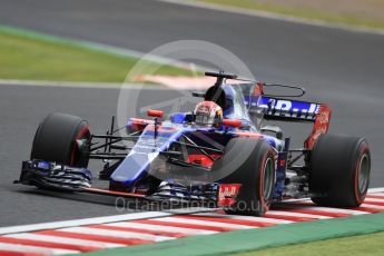 World © Octane Photographic Ltd. Formula 1 - Japanese Grand Prix - Friday - Practice 1. Pierre Gasly - Scuderia Toro Rosso STR12. Suzuka Circuit, Suzuka, Japan. Friday 6th October 2017. Digital Ref:1972LB1D7942