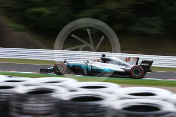 World © Octane Photographic Ltd. Formula 1 - Japanese Grand Prix - Friday - Practice 1. Lewis Hamilton - Mercedes AMG Petronas F1 W08 EQ Energy+. Suzuka Circuit, Suzuka, Japan. Friday 6th October 2017. Digital Ref:1972LB2D3098