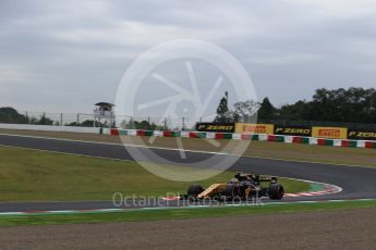 World © Octane Photographic Ltd. Formula 1 - Japanese Grand Prix - Friday - Practice 1. Jolyon Palmer - Renault Sport F1 Team R.S.17. Suzuka Circuit, Suzuka, Japan. Friday 6th October 2017. Digital Ref:1972LB2D3130