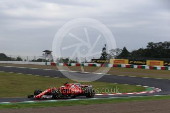 World © Octane Photographic Ltd. Formula 1 - Japanese Grand Prix - Friday - Practice 1. Sebastian Vettel - Scuderia Ferrari SF70H. Suzuka Circuit, Suzuka, Japan. Friday 6th October 2017. Digital Ref:1972LB2D3175