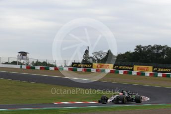 World © Octane Photographic Ltd. Formula 1 - Japanese Grand Prix - Friday - Practice 1. Kevin Magnussen - Haas F1 Team VF-17. Suzuka Circuit, Suzuka, Japan. Friday 6th October 2017. Digital Ref:1972LB2D3230