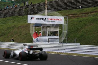 World © Octane Photographic Ltd. Formula 1 - Japanese Grand Prix - Friday - Practice 1. Felipe Massa - Williams Martini Racing FW40 and Red Flag. Suzuka Circuit, Suzuka, Japan. Friday 6th October 2017. Digital Ref:1972LB2D3329