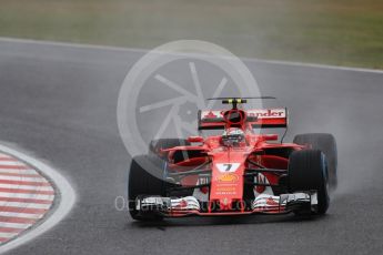 World © Octane Photographic Ltd. Formula 1 - Japanese Grand Prix - Friday - Practice 2. Kimi Raikkonen - Scuderia Ferrari SF70H. Suzuka Circuit, Suzuka, Japan. Friday 6th October 2017. Digital Ref:1973LB1D8140