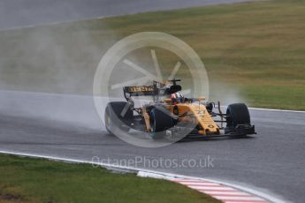 World © Octane Photographic Ltd. Formula 1 - Japanese Grand Prix - Friday - Practice 2. Nico Hulkenberg - Renault Sport F1 Team R.S.17. Suzuka Circuit, Suzuka, Japan. Friday 6th October 2017. Digital Ref:1973LB1D8167