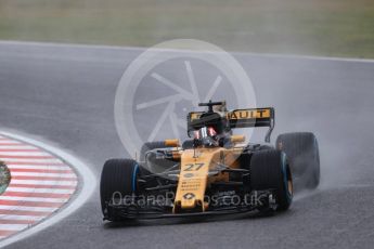 World © Octane Photographic Ltd. Formula 1 - Japanese Grand Prix - Friday - Practice 2. Nico Hulkenberg - Renault Sport F1 Team R.S.17. Suzuka Circuit, Suzuka, Japan. Friday 6th October 2017. Digital Ref:1973LB1D8177