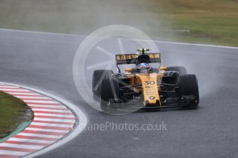 World © Octane Photographic Ltd. Formula 1 - Japanese Grand Prix - Friday - Practice 2. Jolyon Palmer - Renault Sport F1 Team R.S.17. Suzuka Circuit, Suzuka, Japan. Friday 6th October 2017. Digital Ref:1973LB1D8192