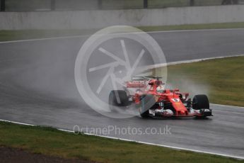 World © Octane Photographic Ltd. Formula 1 - Japanese Grand Prix - Friday - Practice 2. Sebastian Vettel - Scuderia Ferrari SF70H. Suzuka Circuit, Suzuka, Japan. Friday 6th October 2017. Digital Ref:1973LB1D8241