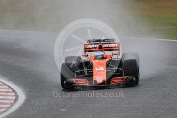 World © Octane Photographic Ltd. Formula 1 - Japanese Grand Prix - Friday - Practice 2. Fernando Alonso - McLaren Honda MCL32. Suzuka Circuit, Suzuka, Japan. Friday 6th October 2017. Digital Ref:1973LB1D8292