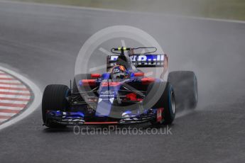 World © Octane Photographic Ltd. Formula 1 - Japanese Grand Prix - Friday - Practice 2. Carlos Sainz - Scuderia Toro Rosso STR12. Suzuka Circuit, Suzuka, Japan. Friday 6th October 2017. Digital Ref:1973LB1D8510