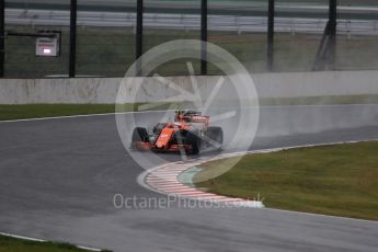 World © Octane Photographic Ltd. Formula 1 - Japanese Grand Prix - Friday - Practice 2. Stoffel Vandoorne - McLaren Honda MCL32. Suzuka Circuit, Suzuka, Japan. Friday 6th October 2017. Digital Ref:1973LB1D8548