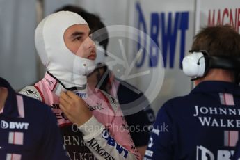 World © Octane Photographic Ltd. Formula 1 - Japanese Grand Prix - Saturday - Practice 3. Sergio Perez - Sahara Force India VJM10. Suzuka Circuit, Suzuka, Japan. Saturday 7th October 2017. Digital Ref:1976LB1D9012