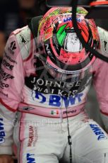 World © Octane Photographic Ltd. Formula 1 - Japanese Grand Prix - Saturday - Practice 3. Sergio Perez - Sahara Force India VJM10. Suzuka Circuit, Suzuka, Japan. Saturday 7th October 2017. Digital Ref:1976LB1D9025