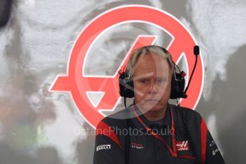 World © Octane Photographic Ltd. Formula 1 - Japanese Grand Prix - Practice 3. Gene Haas - Founder and Chairman of Haas F1 Team . Suzuka Circuit, Suzuka, Japan. Saturday 7th October 2017. Digital Ref:1976LB1D9059