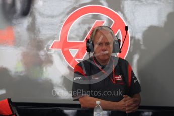World © Octane Photographic Ltd. Formula 1 - Japanese Grand Prix - Practice 3. Gene Haas - Founder and Chairman of Haas F1 Team . Suzuka Circuit, Suzuka, Japan. Saturday 7th October 2017. Digital Ref:1976LB1D9063