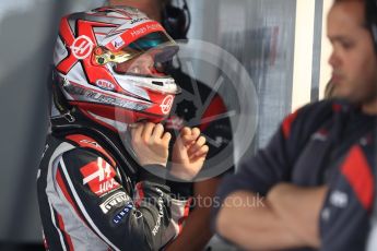 World © Octane Photographic Ltd. Formula 1 - Japanese Grand Prix - Saturday - Practice 3. Kevin Magnussen - Haas F1 Team VF-17. Suzuka Circuit, Suzuka, Japan. Saturday 7th October 2017. Digital Ref:1976LB1D9082