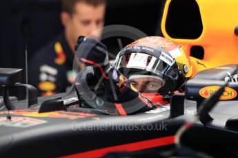 World © Octane Photographic Ltd. Formula 1 - Japanese Grand Prix - Saturday - Practice 3. Max Verstappen - Red Bull Racing RB13. Suzuka Circuit, Suzuka, Japan. Saturday 7th October 2017. Digital Ref:1976LB1D9104