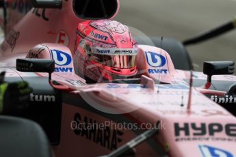 World © Octane Photographic Ltd. Formula 1 - Japanese Grand Prix - Saturday - Practice 3. Esteban Ocon - Sahara Force India VJM10. Suzuka Circuit, Suzuka, Japan. Saturday 7th October 2017. Digital Ref:1976LB1D9280