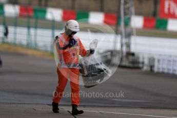 World © Octane Photographic Ltd. Formula 1 - Japanese Grand Prix - Saturday - Practice 3. Valtteri Bottas part's being returned - Mercedes AMG Petronas F1 W08 EQ Energy+. Suzuka Circuit, Suzuka, Japan. Saturday 7th October 2017. Digital Ref:1976LB1D9297
