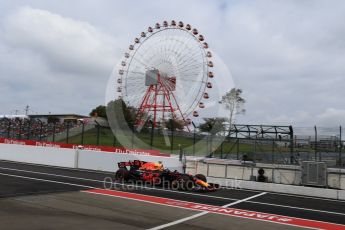 World © Octane Photographic Ltd. Formula 1 - Japanese Grand Prix - Saturday - Practice 3. Daniel Ricciardo - Red Bull Racing RB13. Suzuka Circuit, Suzuka, Japan. Saturday 7th October 2017. Digital Ref:1976LB2D4149