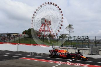 World © Octane Photographic Ltd. Formula 1 - Japanese Grand Prix - Saturday - Practice 3. Max Verstappen - Red Bull Racing RB13. Suzuka Circuit, Suzuka, Japan. Saturday 7th October 2017. Digital Ref:1976LB2D4171