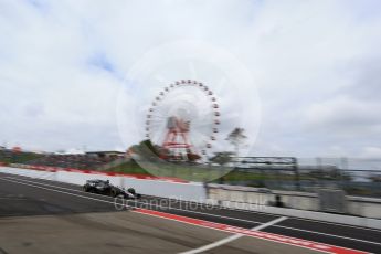 World © Octane Photographic Ltd. Formula 1 - Japanese Grand Prix - Saturday - Practice 3. Romain Grosjean - Haas F1 Team VF-17. Suzuka Circuit, Suzuka, Japan. Saturday 7th October 2017. Digital Ref:1976LB2D4208