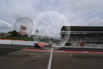 World © Octane Photographic Ltd. Formula 1 - Japanese Grand Prix - Saturday - Practice 3. Max Verstappen - Red Bull Racing RB13. Suzuka Circuit, Suzuka, Japan. Saturday 7th October 2017. Digital Ref:1976LB2D4361