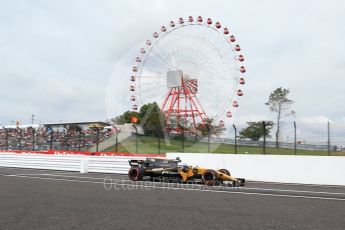 World © Octane Photographic Ltd. Formula 1 - Japanese Grand Prix - Saturday - Practice 3. Jolyon Palmer - Renault Sport F1 Team R.S.17. Suzuka Circuit, Suzuka, Japan. Saturday 7th October 2017. Digital Ref:1976LB2D4443