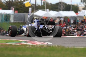 World © Octane Photographic Ltd. Formula 1 - Japanese Grand Prix - Saturday - Qualifying. Pascal Wehrlein – Sauber F1 Team C36. Suzuka Circuit, Suzuka, Japan. Saturday 7th October 2017. Digital Ref:1977LB1D9354