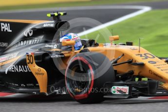 World © Octane Photographic Ltd. Formula 1 - Japanese Grand Prix - Saturday - Qualifying. Jolyon Palmer - Renault Sport F1 Team R.S.17. Suzuka Circuit, Suzuka, Japan. Saturday 7th October 2017. Digital Ref:1977LB1D9465