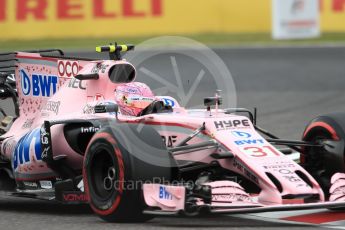 World © Octane Photographic Ltd. Formula 1 - Japanese Grand Prix - Saturday - Qualifying. Esteban Ocon - Sahara Force India VJM10. Suzuka Circuit, Suzuka, Japan. Saturday 7th October 2017. Digital Ref:1977LB1D9536