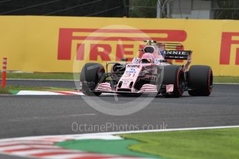 World © Octane Photographic Ltd. Formula 1 - Japanese Grand Prix - Saturday - Qualifying. Esteban Ocon - Sahara Force India VJM10. Suzuka Circuit, Suzuka, Japan. Saturday 7th October 2017. Digital Ref:1977LB1D9574