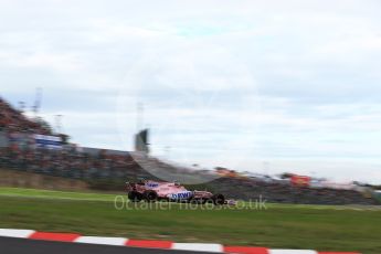 World © Octane Photographic Ltd. Formula 1 - Japanese Grand Prix - Saturday - Qualifying. Sergio Perez - Sahara Force India VJM10. Suzuka Circuit, Suzuka, Japan. Saturday 7th October 2017. Digital Ref:1977LB2D4647