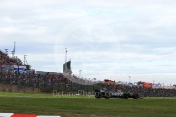 World © Octane Photographic Ltd. Formula 1 - Japanese Grand Prix - Saturday - Qualifying. Romain Grosjean - Haas F1 Team VF-17. Suzuka Circuit, Suzuka, Japan. Saturday 7th October 2017. Digital Ref:1977LB2D4693