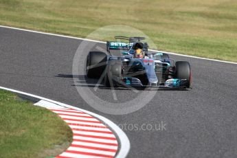 World © Octane Photographic Ltd. Formula 1 - Japanese Grand Prix - Sunday - Race. Lewis Hamilton - Mercedes AMG Petronas F1 W08 EQ Energy+. Suzuka Circuit, Suzuka, Japan. Sunday 8th October 2017. Digital Ref:1980LB1D0761