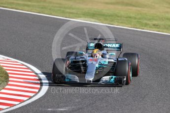World © Octane Photographic Ltd. Formula 1 - Japanese Grand Prix - Sunday - Race. Lewis Hamilton - Mercedes AMG Petronas F1 W08 EQ Energy+. Suzuka Circuit, Suzuka, Japan. Sunday 8th October 2017. Digital Ref:1980LB1D0765