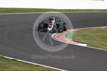 World © Octane Photographic Ltd. Formula 1 - Japanese Grand Prix - Sunday - Race. Kevin Magnussen - Haas F1 Team VF-17. Suzuka Circuit, Suzuka, Japan. Sunday 8th October 2017. Digital Ref:1980LB1D0962