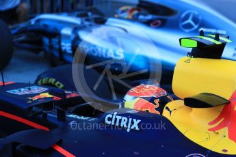 World © Octane Photographic Ltd. Formula 1 - Japanese Grand Prix - Sunday - Parc Ferme. Max Verstappen - Red Bull Racing RB13. Suzuka Circuit, Suzuka, Japan. Sunday 8th October 2017. Digital Ref:1981LB1D1003