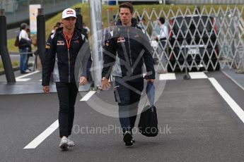 World © Octane Photographic Ltd. Formula 1 - Japanese Grand Prix - Saturday - Paddock. Pierre Gasly - Scuderia Toro Rosso STR12. Suzuka Circuit, Suzuka, Japan. Saturday 7th October 2017. Digital Ref:1975LB2D3649