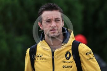 World © Octane Photographic Ltd. Formula 1 - Japanese Grand Prix - Saturday - Paddock. Jolyon Palmer - Renault Sport F1 Team R.S.17. Suzuka Circuit, Suzuka, Japan. Saturday 7th October 2017. Digital Ref:1975LB2D3698