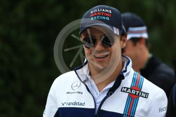 World © Octane Photographic Ltd. Formula 1 - Japanese Grand Prix - Saturday - Paddock. Felipe Massa - Williams Martini Racing FW40. Suzuka Circuit, Suzuka, Japan. Saturday 7th October 2017. Digital Ref:1975LB2D3704