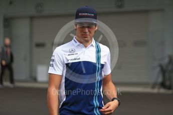 World © Octane Photographic Ltd. Formula 1 - Japanese Grand Prix - Saturday - Paddock. Lance Stroll - Williams Martini Racing FW40. Suzuka Circuit, Suzuka, Japan. Saturday 7th October 2017. Digital Ref:1975LB2D3715