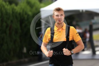 World © Octane Photographic Ltd. Formula 1 - Japanese Grand Prix - Saturday - Paddock. Sergey Sirotkin - Renault Sport F1 Team Third & Reserve Driver. Suzuka Circuit, Suzuka, Japan. Saturday 7th October 2017. Digital Ref:1975LB2D3745