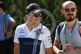 World © Octane Photographic Ltd. Formula 1 - Japanese Grand Prix - Sunday - Paddock. Felipe Massa - Williams Martini Racing FW40. Suzuka Circuit, Suzuka, Japan. Sunday 8th October 2017. Digital Ref:1978LB1D9854