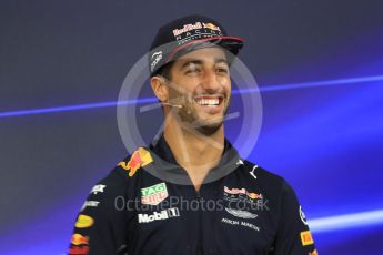 World © Octane Photographic Ltd. Formula 1 - Japanese Grand Prix – Thursday Driver Press Conference – Part 1. Daniel Ricciardo - Red Bull Racing. Suzuka Circuit, Suzuka, Japan. Thursday 5th October 2017. Digital Ref: 1970LB1D6229