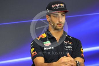 World © Octane Photographic Ltd. Formula 1 - Japanese Grand Prix – Thursday Driver Press Conference – Part 1. Daniel Ricciardo - Red Bull Racing. Suzuka Circuit, Suzuka, Japan. Thursday 5th October 2017. Digital Ref: 1970LB1D6260