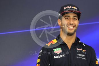 World © Octane Photographic Ltd. Formula 1 - Japanese Grand Prix – Thursday Driver Press Conference – Part 1. Daniel Ricciardo - Red Bull Racing. Suzuka Circuit, Suzuka, Japan. Thursday 5th October 2017. Digital Ref: 1970LB1D6375