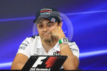 World © Octane Photographic Ltd. Formula 1 - Japanese Grand Prix – Thursday Driver Press Conference – Part 1. Felipe Massa - Williams Martini Racing. Suzuka Circuit, Suzuka, Japan. Thursday 5th October 2017. Digital Ref: 1970LB1D6513